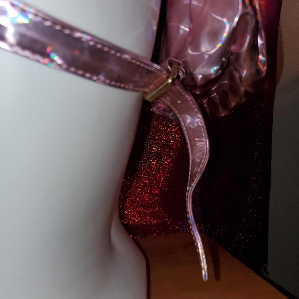 Pink Holographic Mini Backpack - Picture 4 of 5